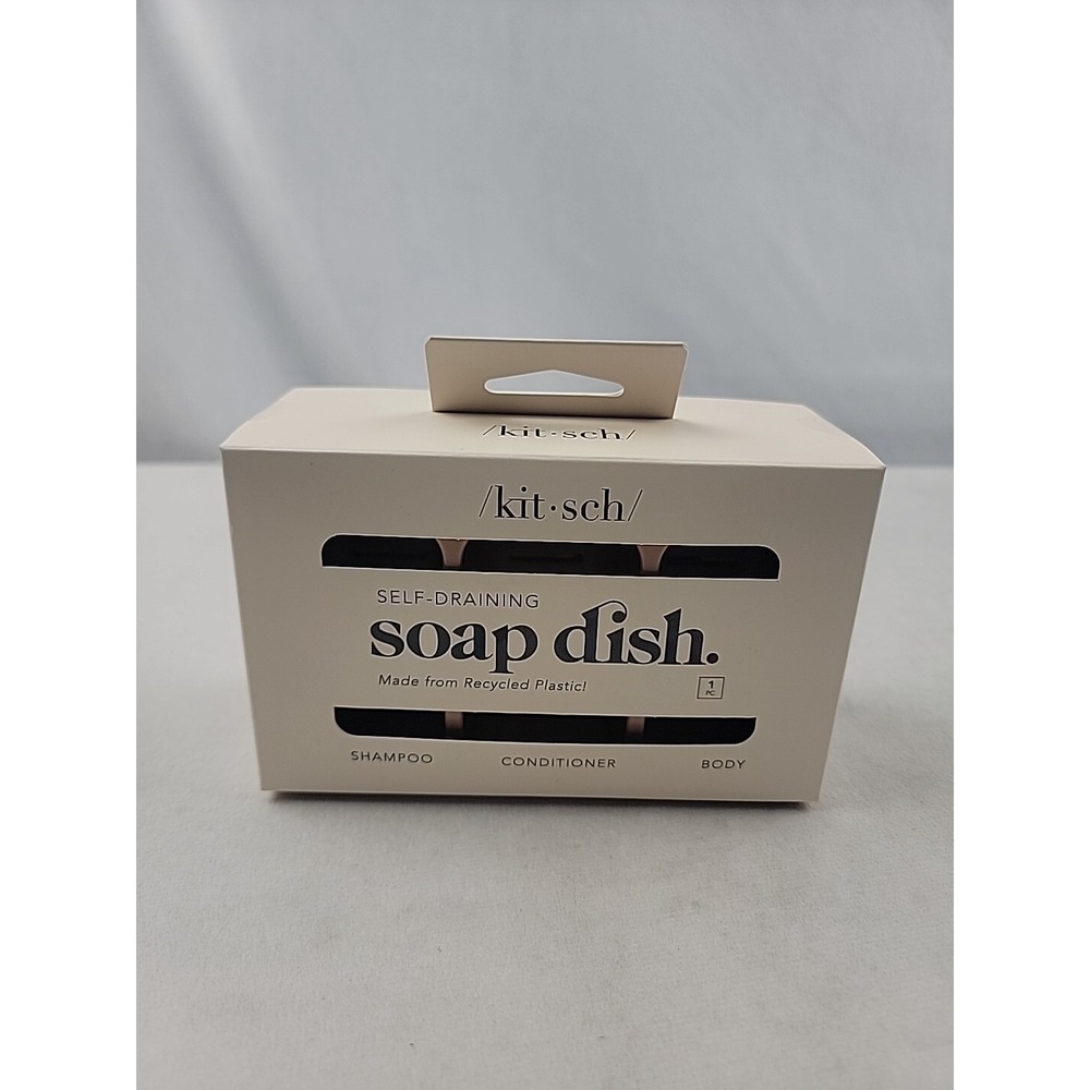 Kitsch Bottle-Free Beauty Self-Draining Soap Dish